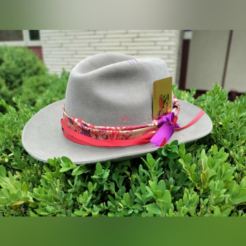 Grey Wool Fedora